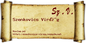 Szenkovics Virág névjegykártya